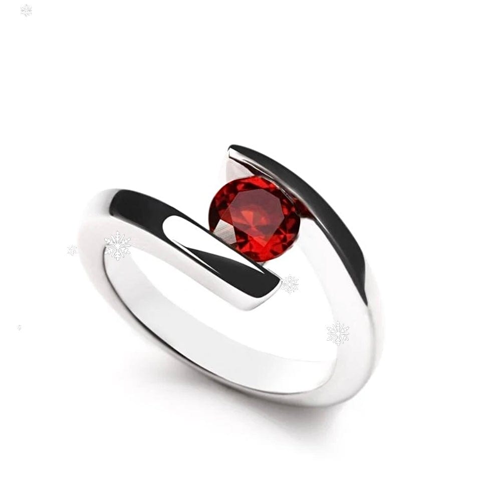 Garnet Ring- January Birthstone Utopianorthwest 