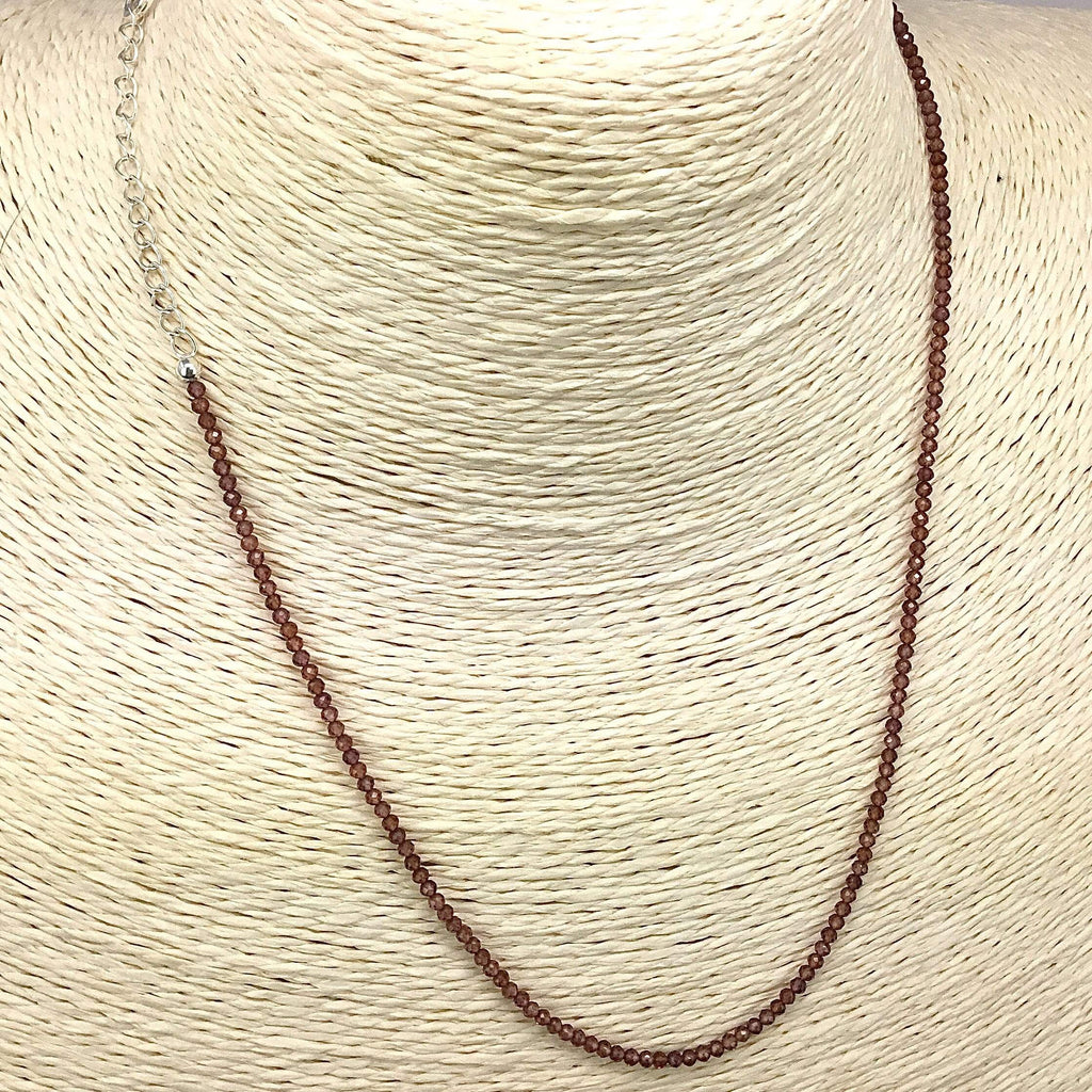 Garnet & Rose Quartz Necklace Utopianorthwest 