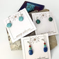 Gemstone Earrings Utopianorthwest  Multi stone $54.00
