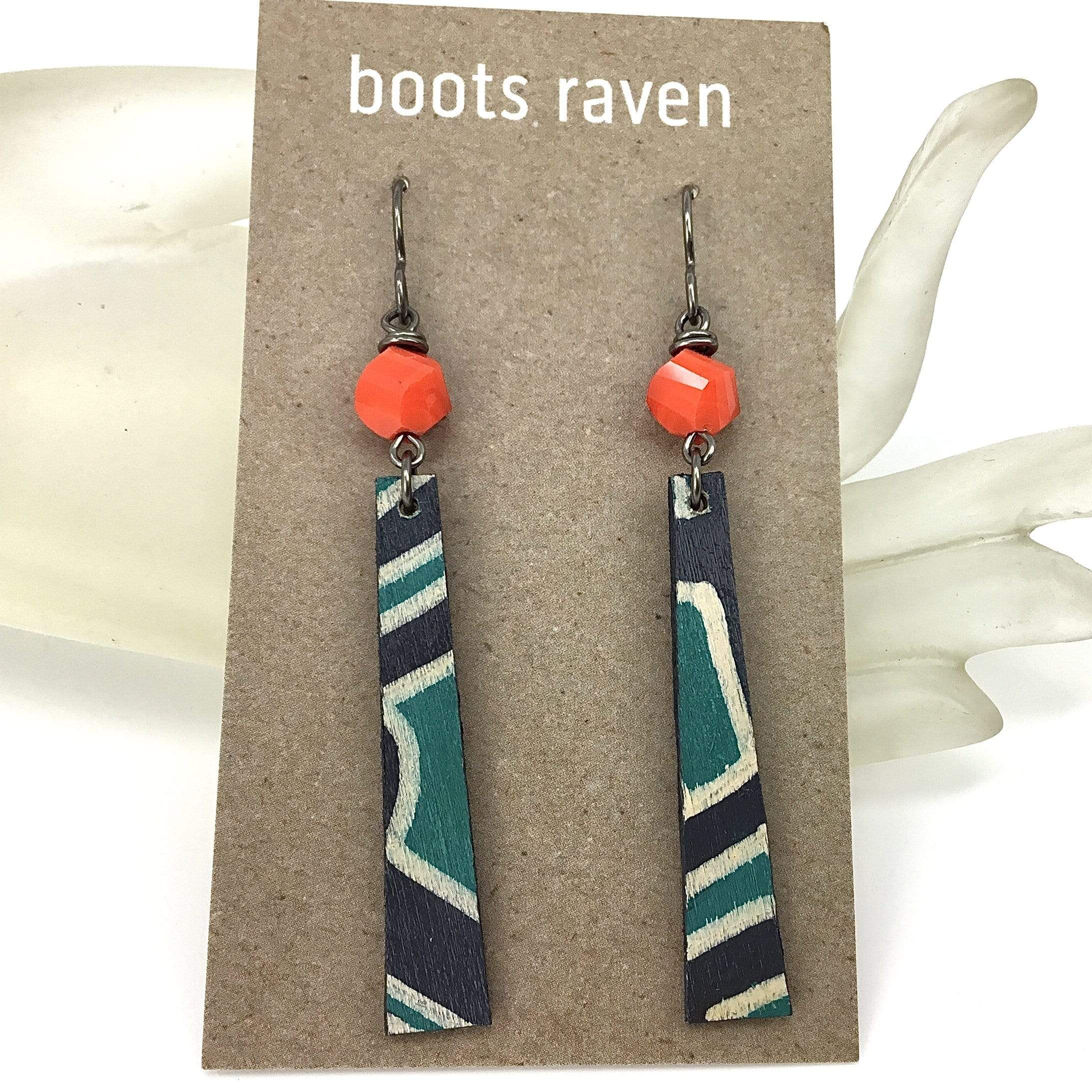 Hand Painted Birch Earrings Utopianorthwest 
