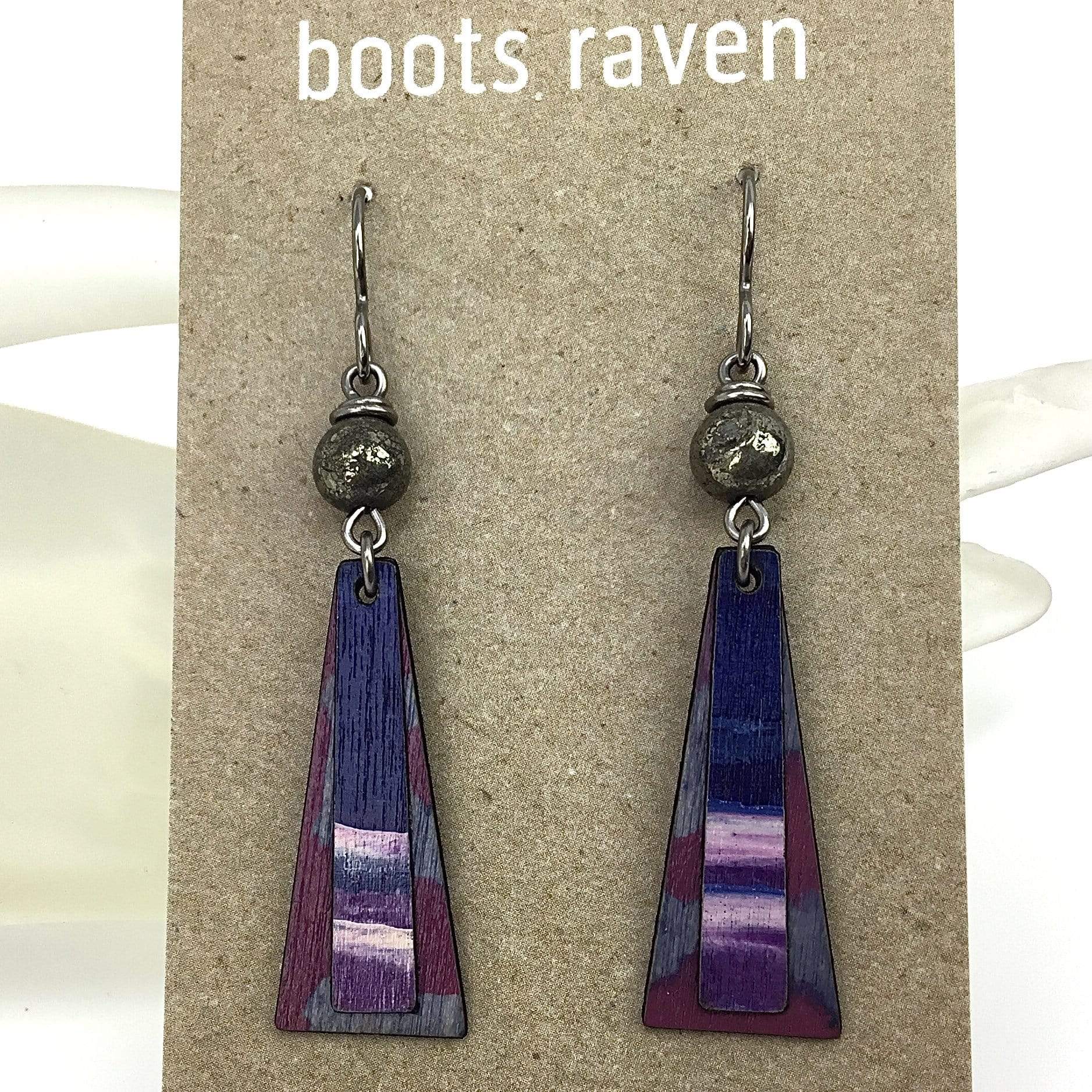 Hand Painted Birch Earrings Utopianorthwest 