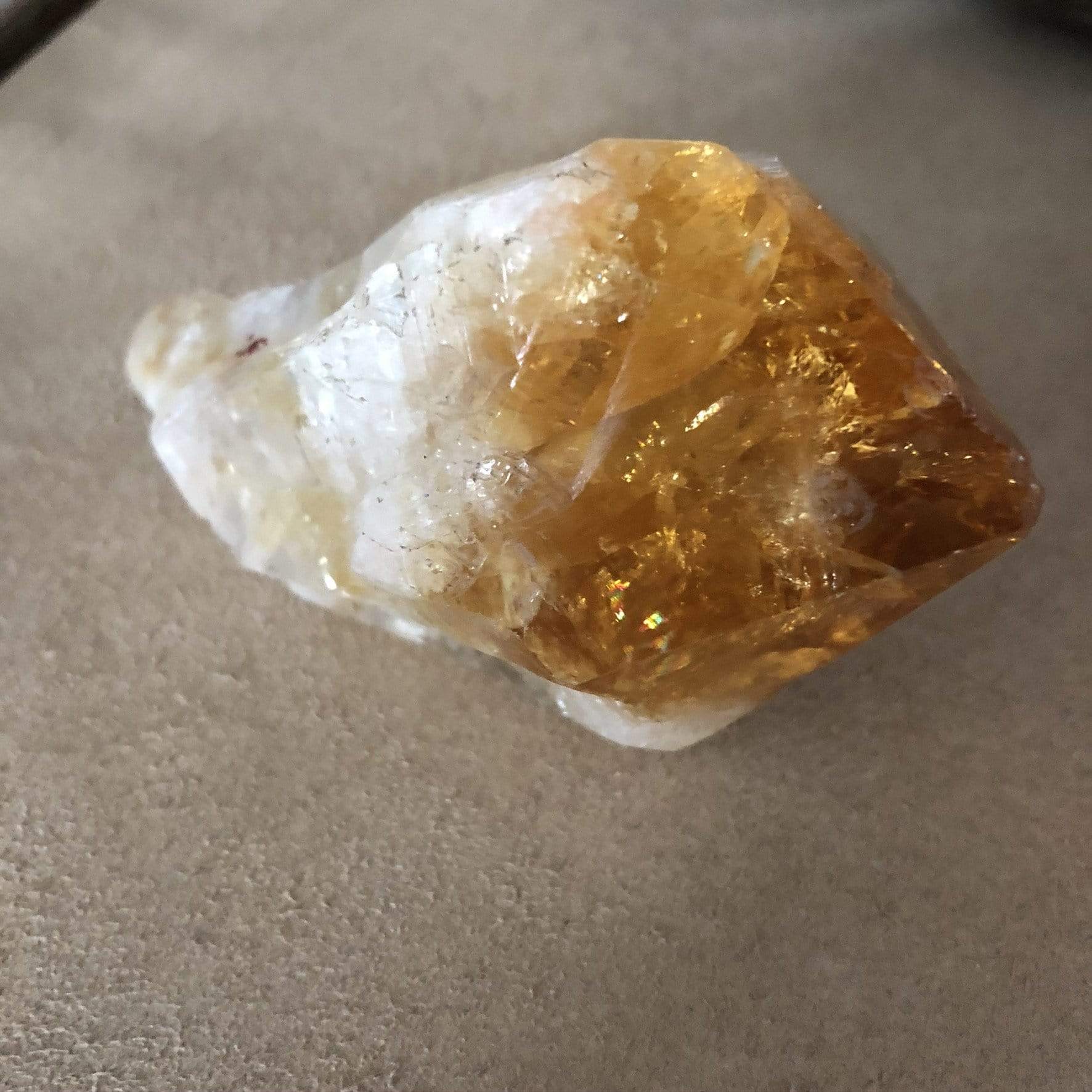 Home Decor- Fossils, Crystals, Art Glass, Pottery Utopianorthwest  5” / Citrine crystal