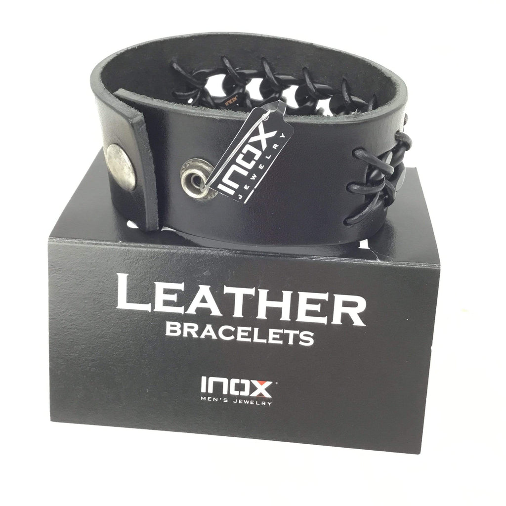 Men’s Leather Link Bracelet Utopianorthwest 
