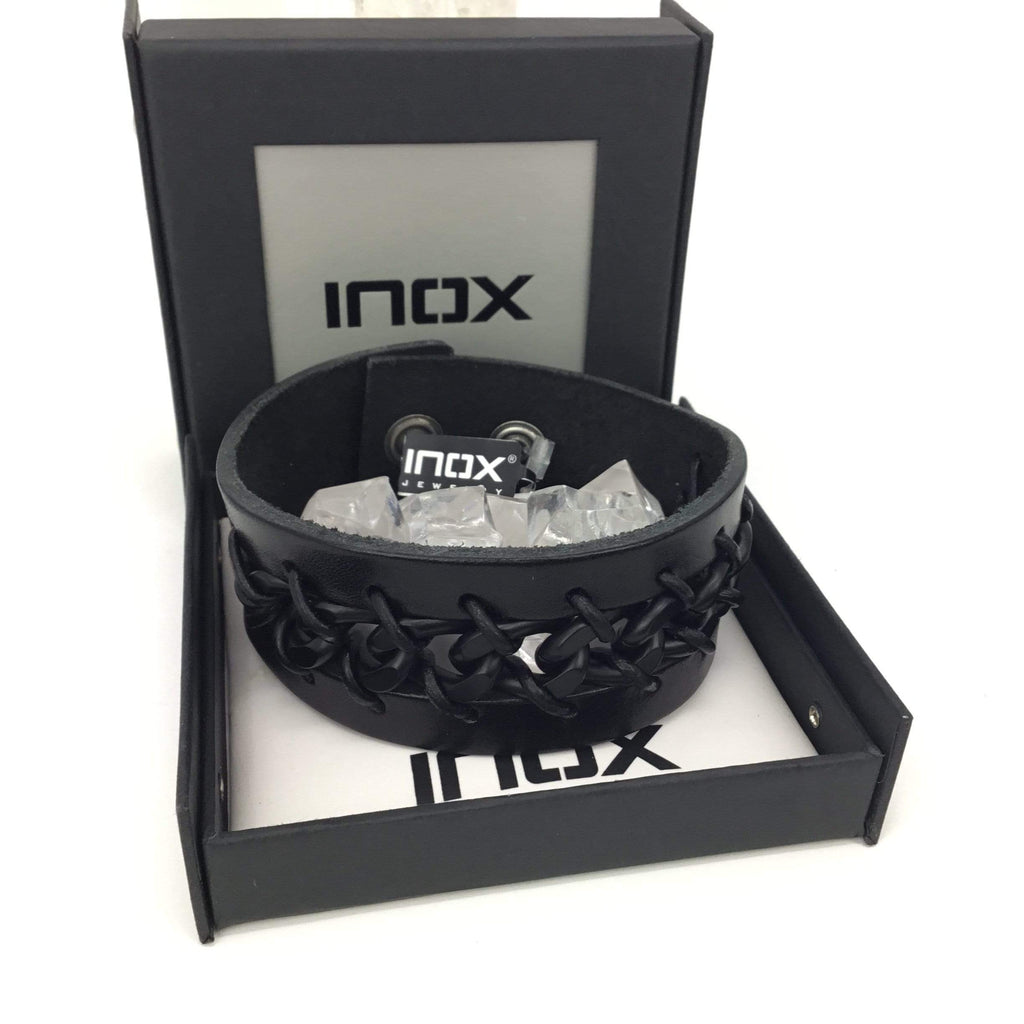 Men’s Leather Link Bracelet Utopianorthwest 