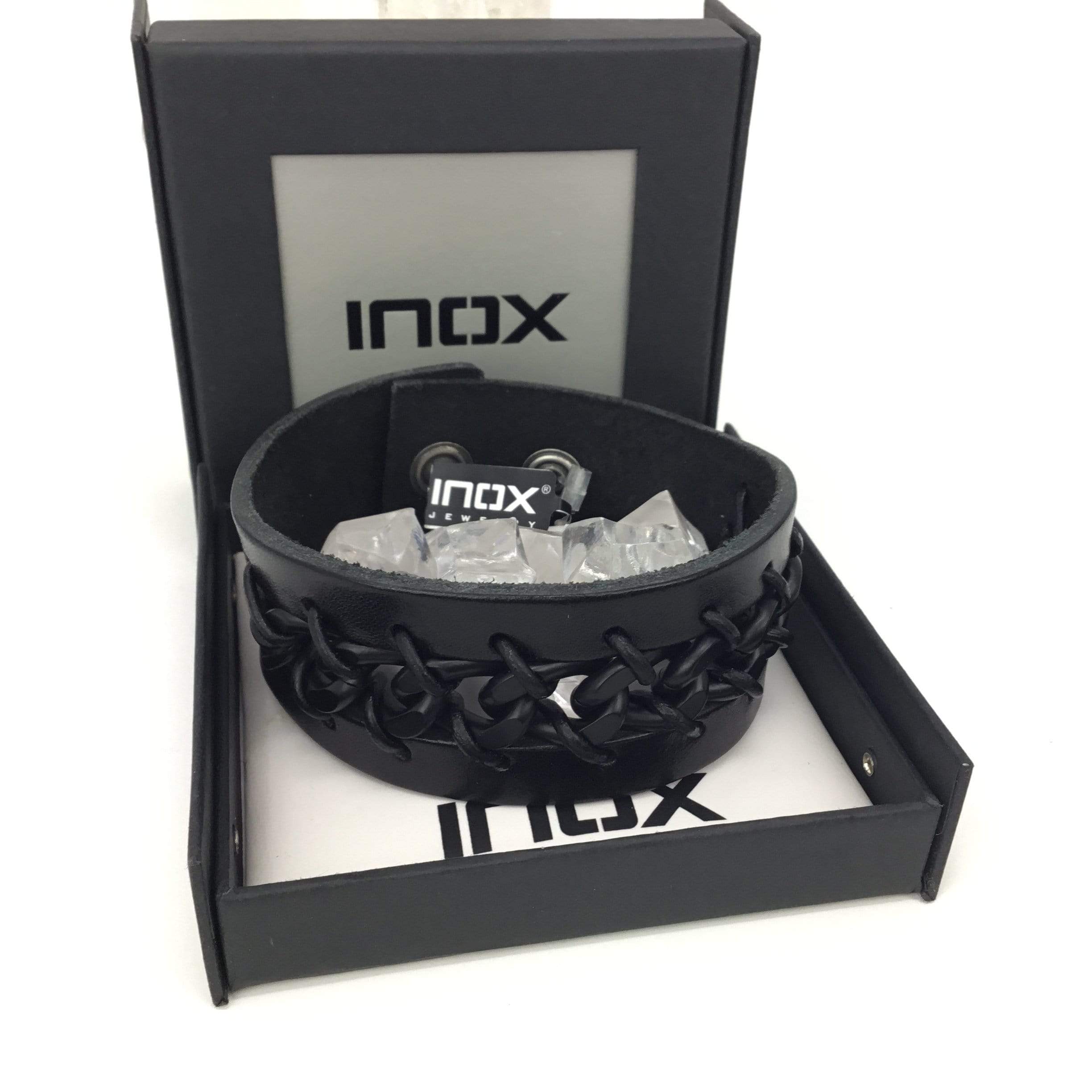 Men’s Leather Link Bracelet Utopianorthwest 