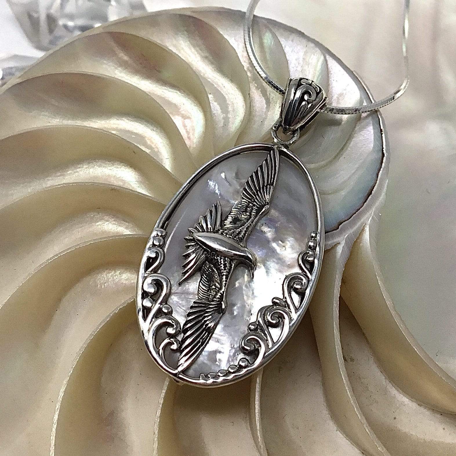 Mother of Pearl Necklace Utopianorthwest 