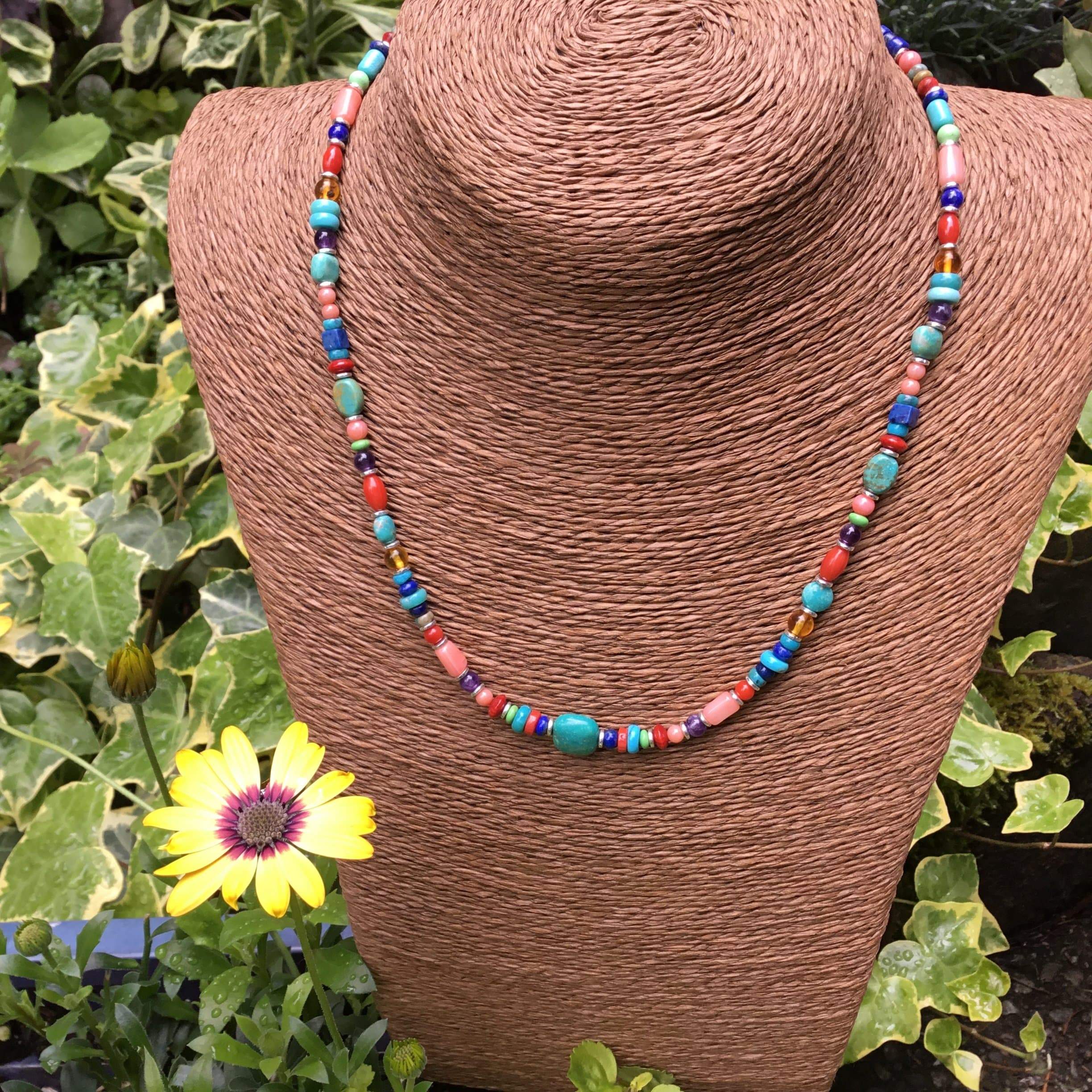 Multi Gem Necklace Utopianorthwest 