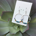 Multi Stone Inlay Earrings Utopianorthwest 