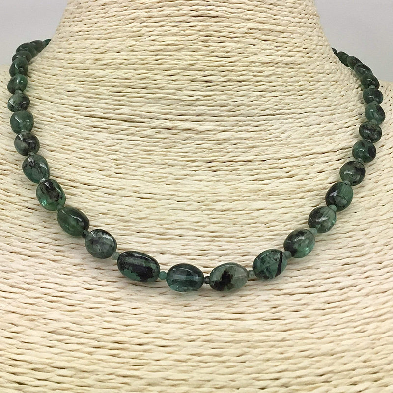 Natural Emerald Necklace emeralds Utopianorthwest 