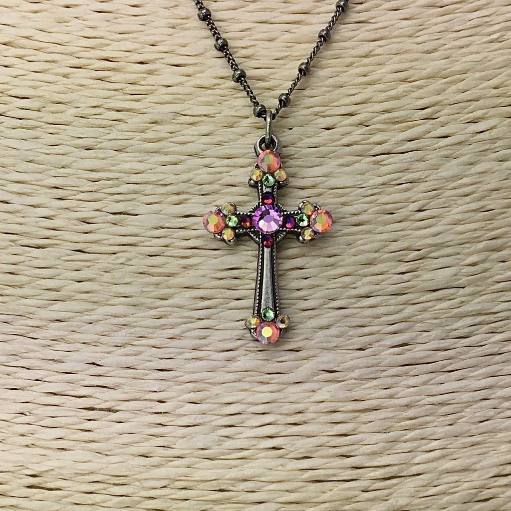 Pastel Swarovski Crystal Cross Utopianorthwest 