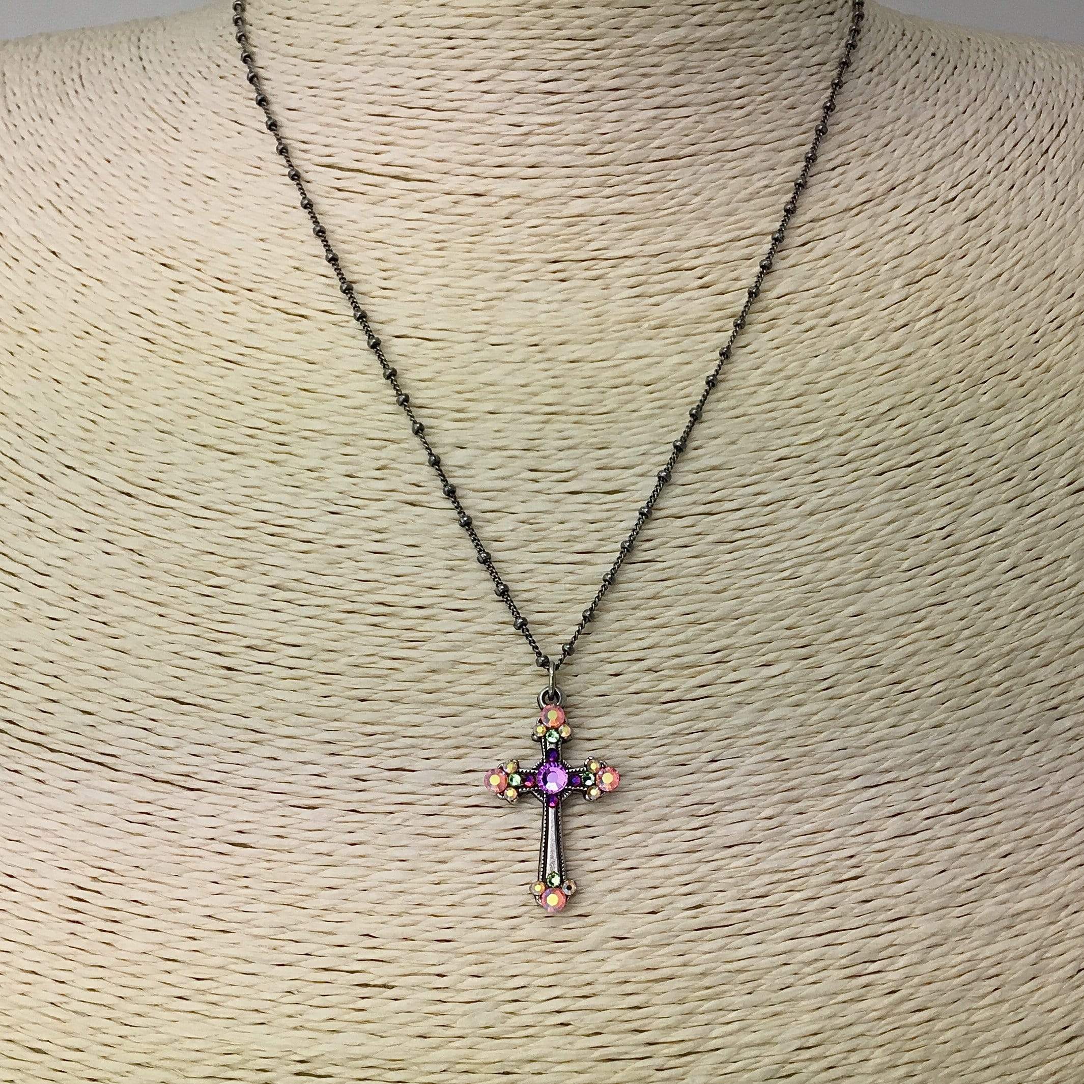 Pastel Swarovski Crystal Cross Utopianorthwest 