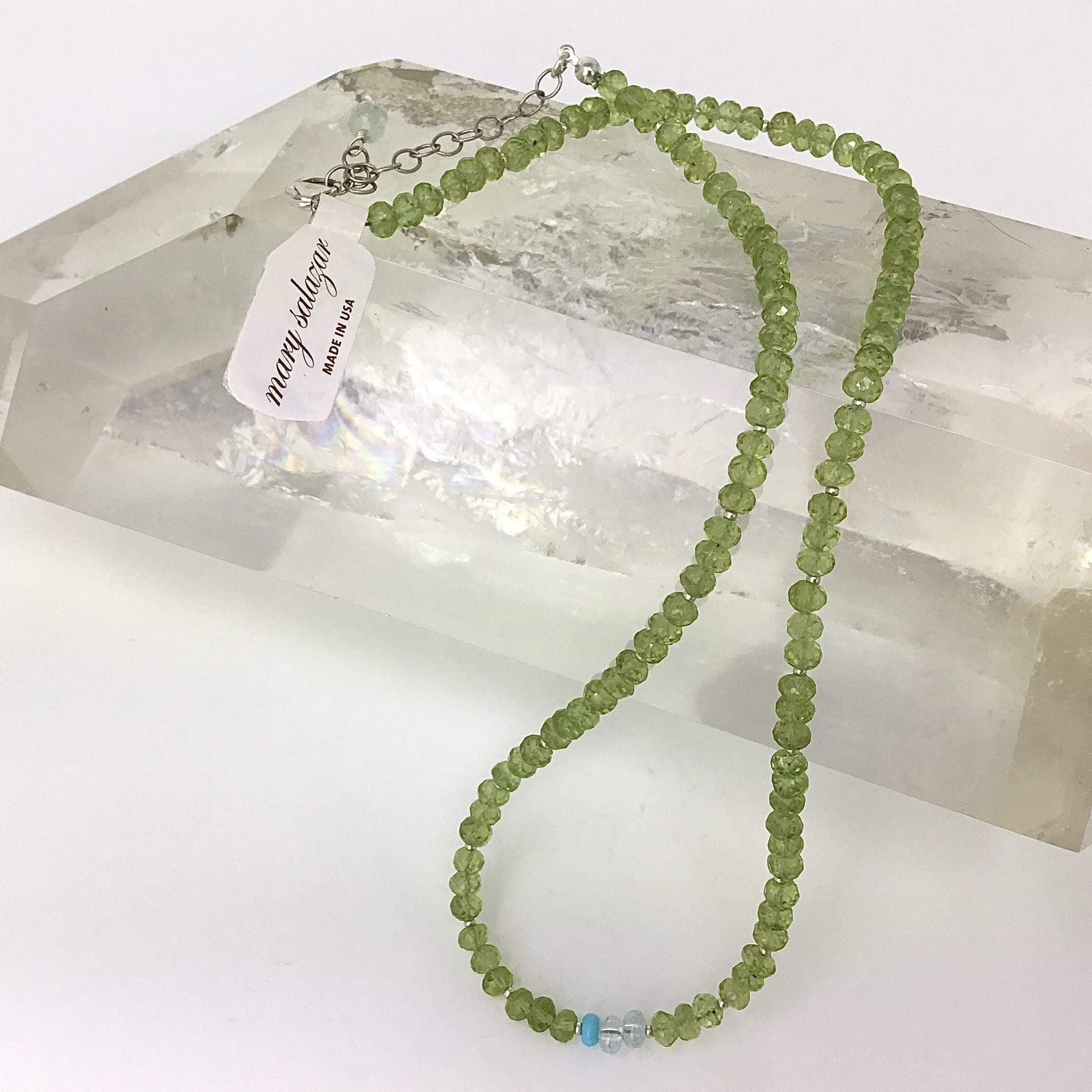 Peridot Necklace Utopianorthwest 