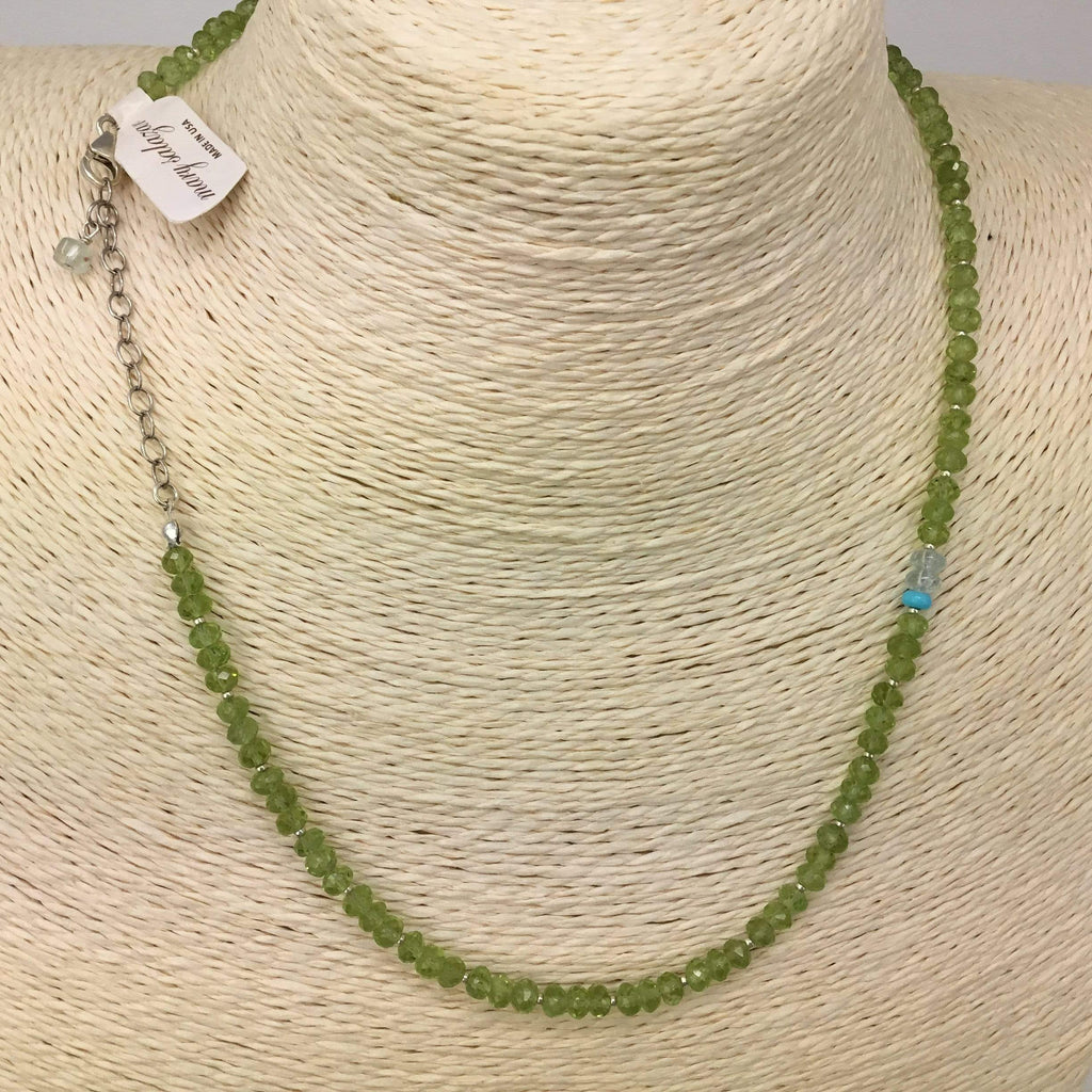 Peridot Necklace Utopianorthwest 