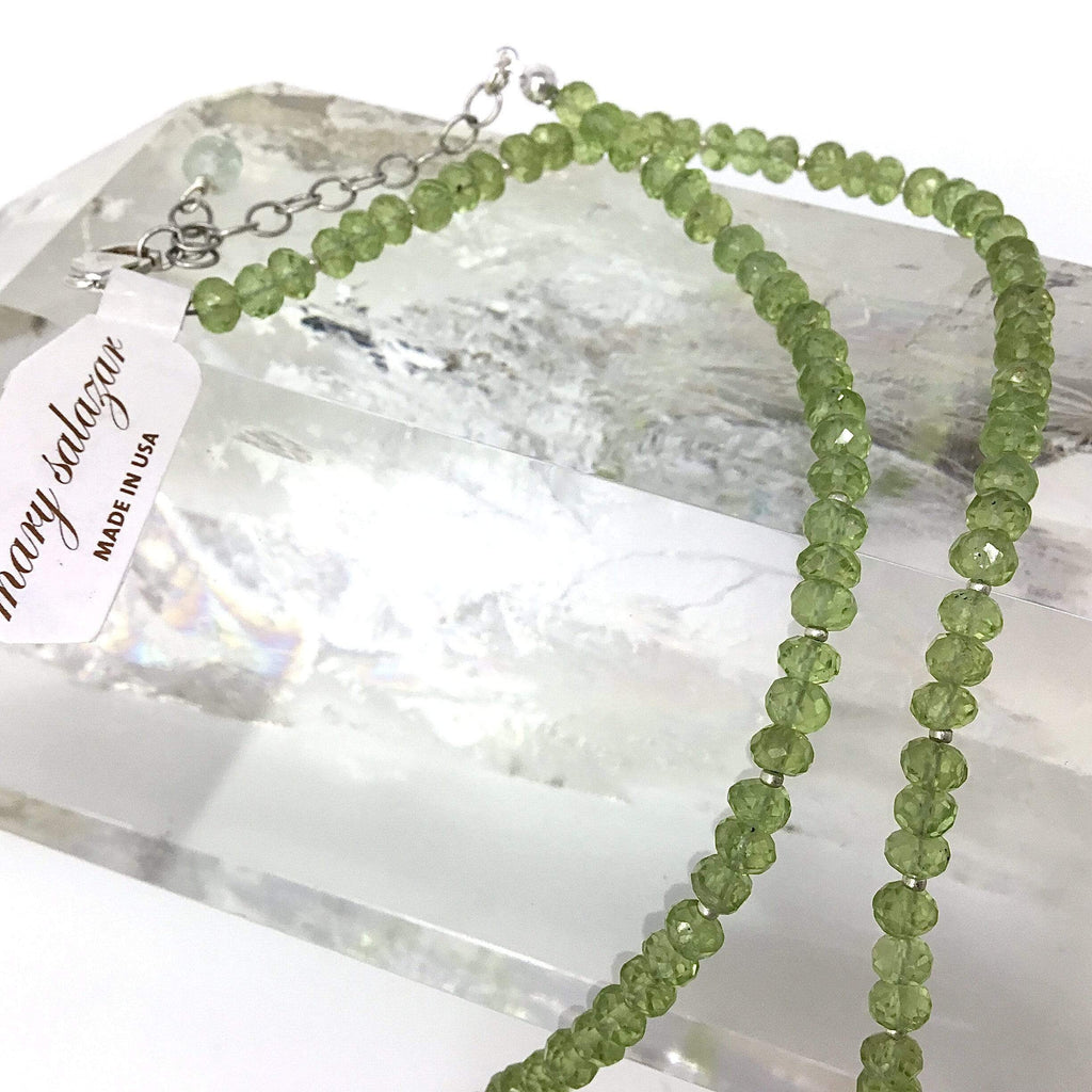 Peridot Necklace Utopianorthwest 
