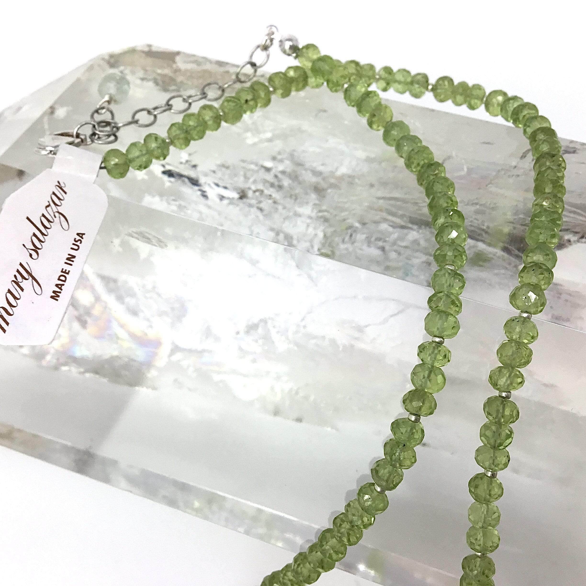 Peridot Necklace Utopianorthwest 