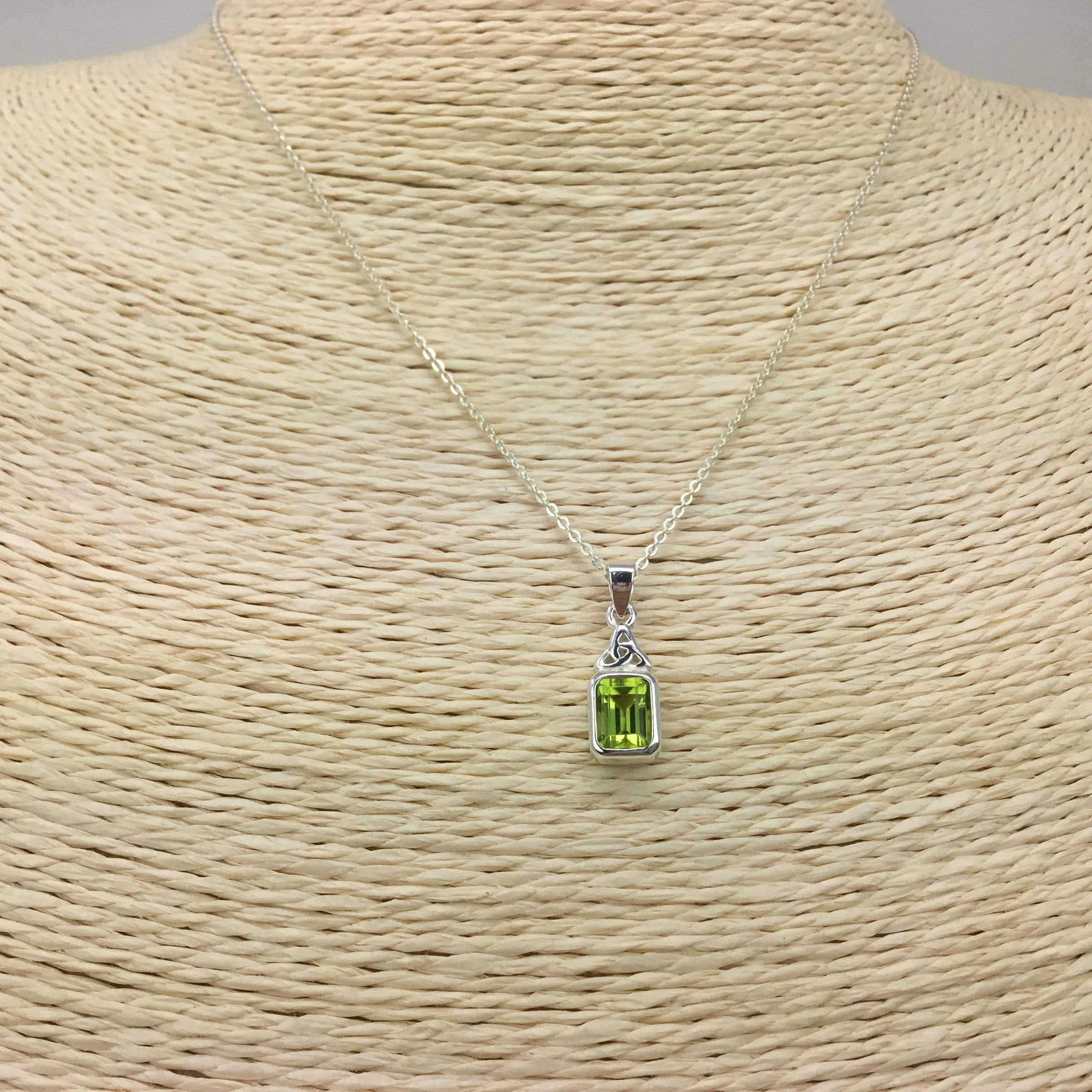 Peridot Necklace Utopianorthwest 