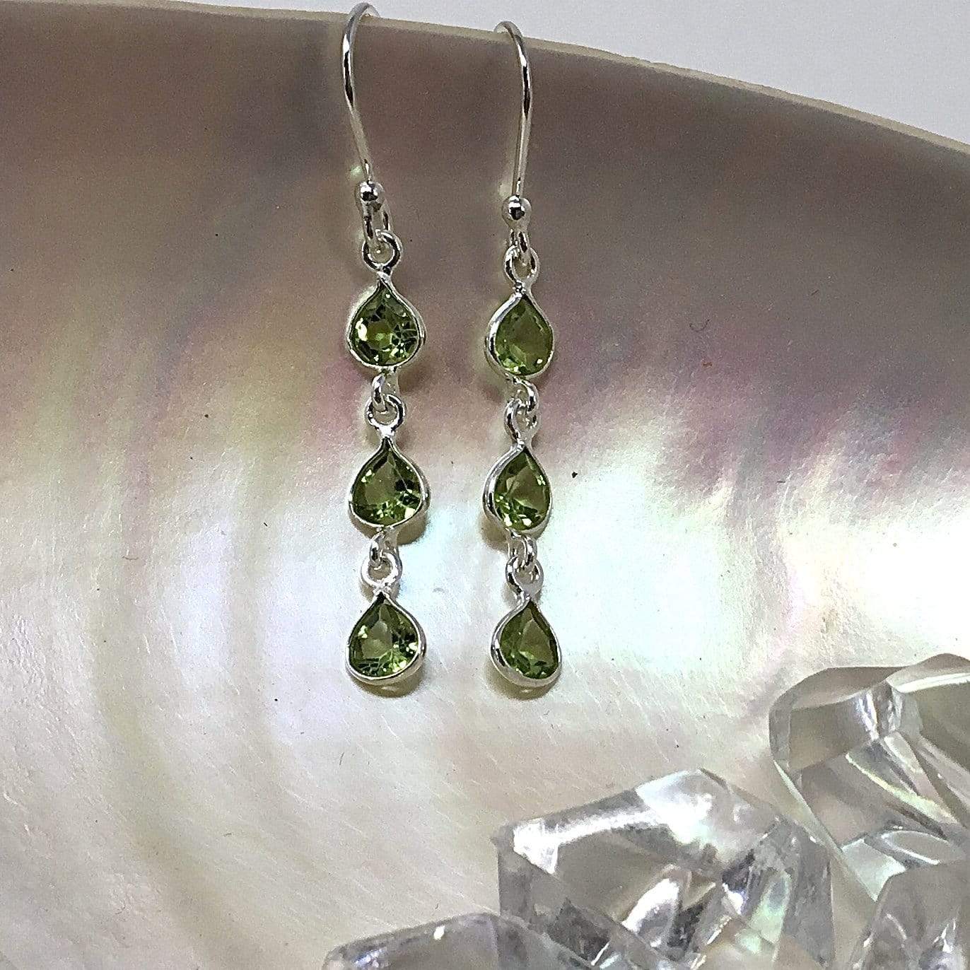 Peridot Sterling Silver Earrings Peridot Utopianorthwest 