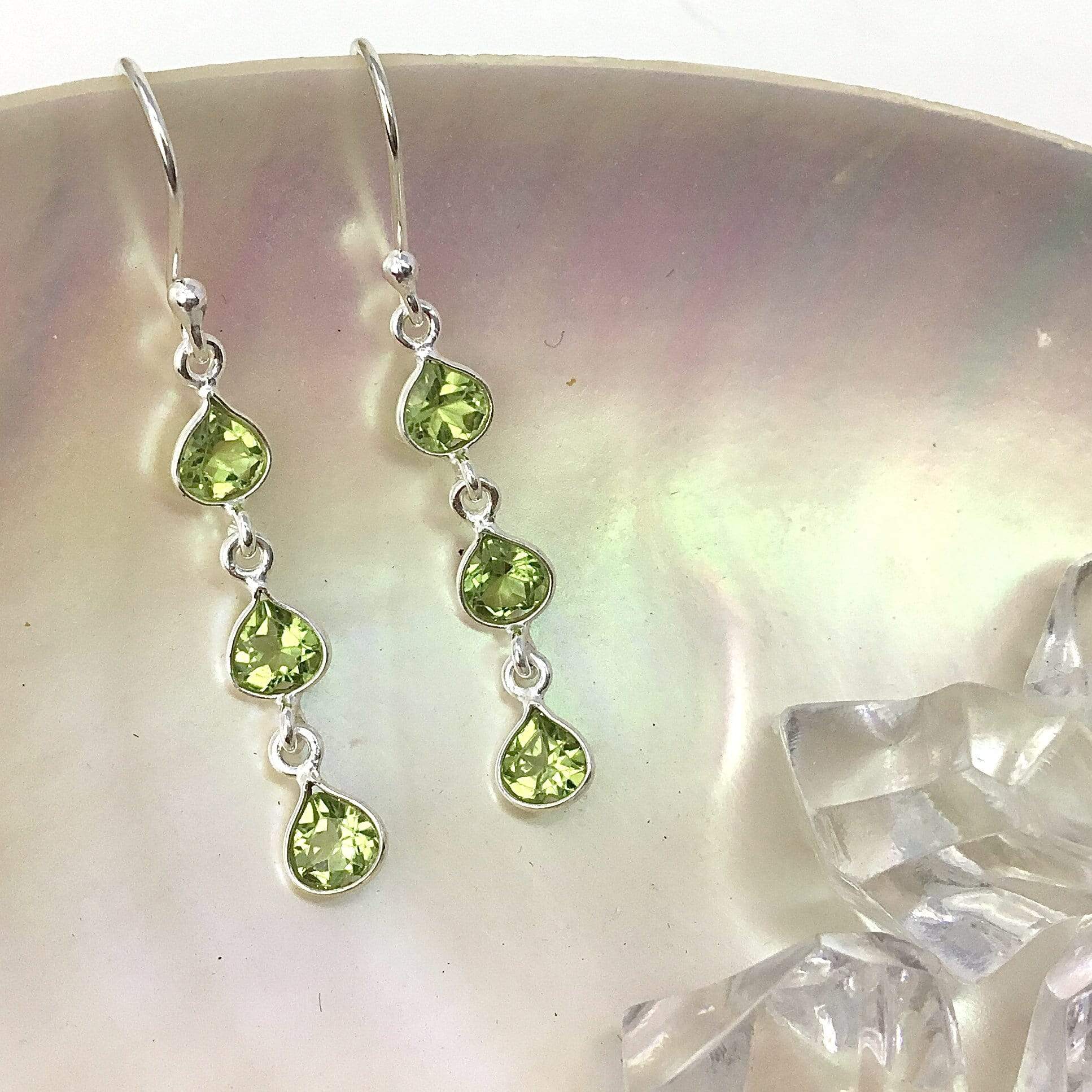 Peridot Sterling Silver Earrings Peridot Utopianorthwest 