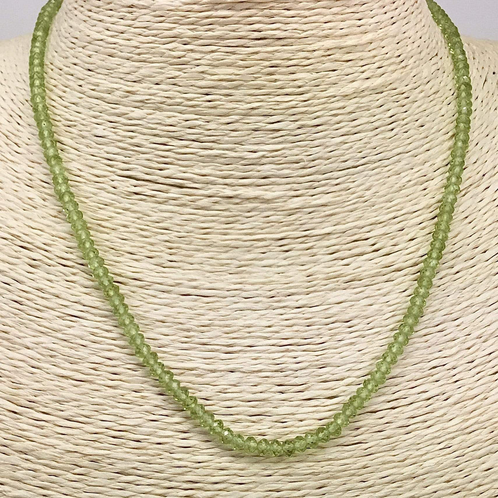 Peridot & Sterling Silver Necklace Peridot Utopianorthwest 