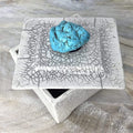Raku Pottery Box & Turquoise Utopianorthwest 