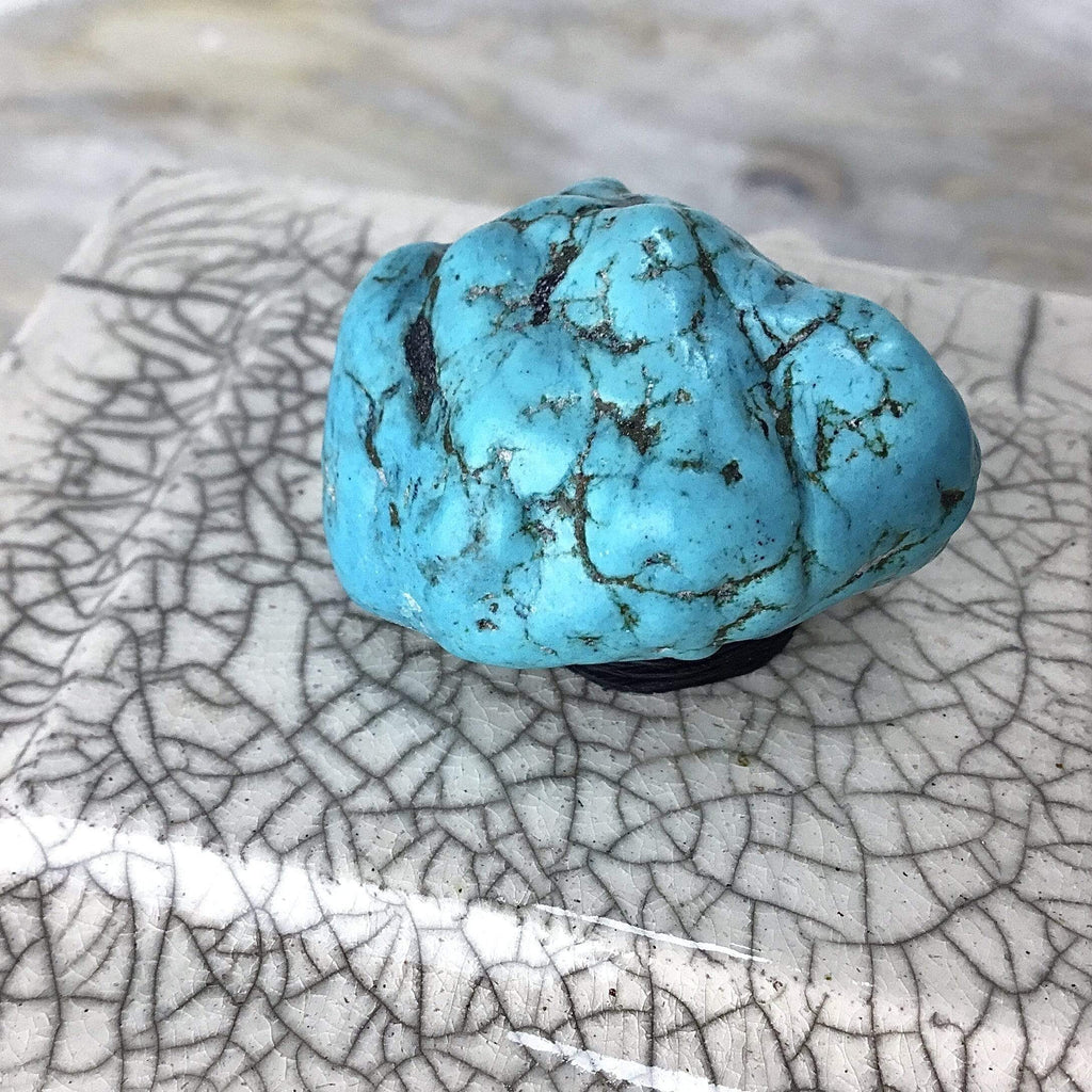 Raku Pottery Box & Turquoise Utopianorthwest 