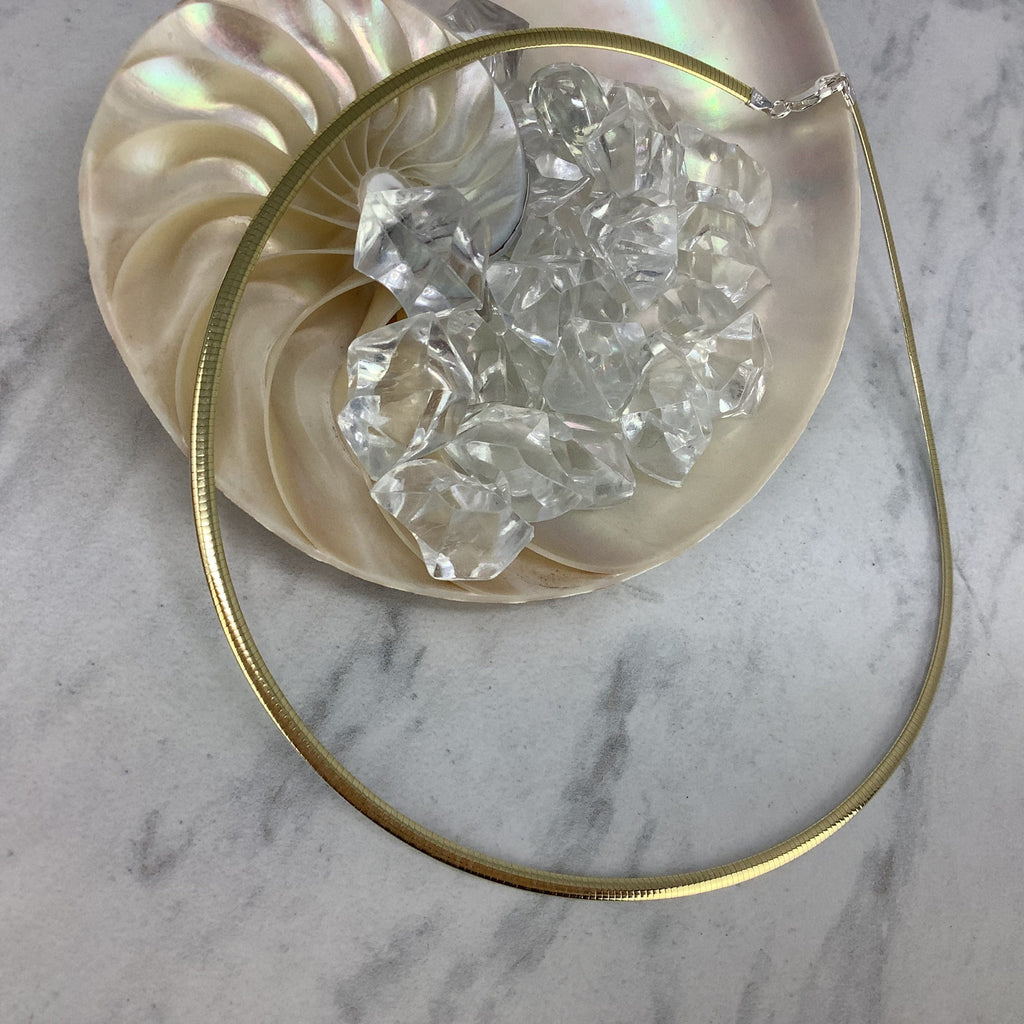 Reversible Sterling Silver/Gold Necklace Utopianorthwest 