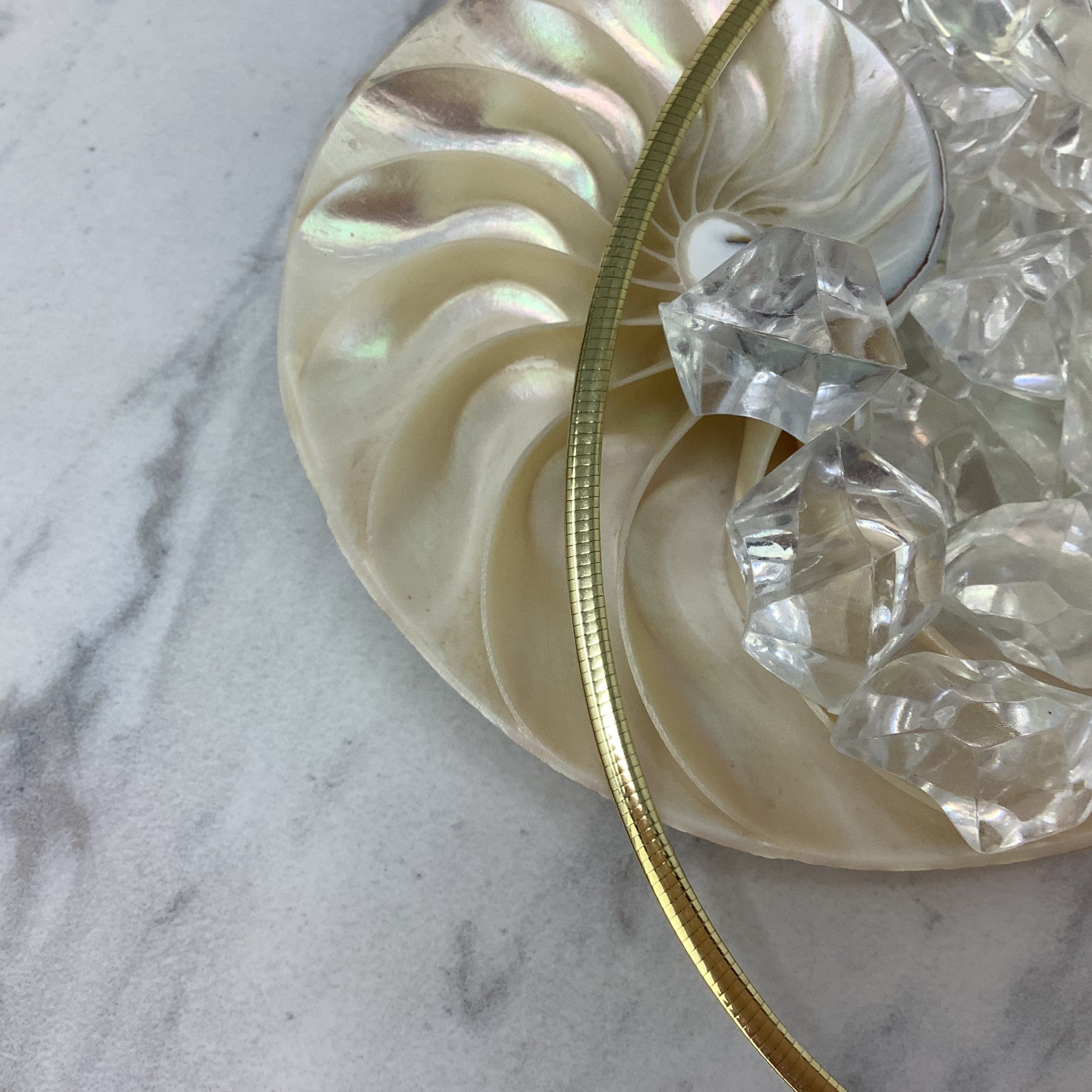 Reversible Sterling Silver/Gold Necklace Utopianorthwest 