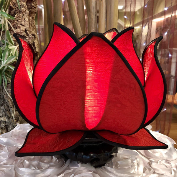 Silk Lotus Lamp Utopianorthwest 