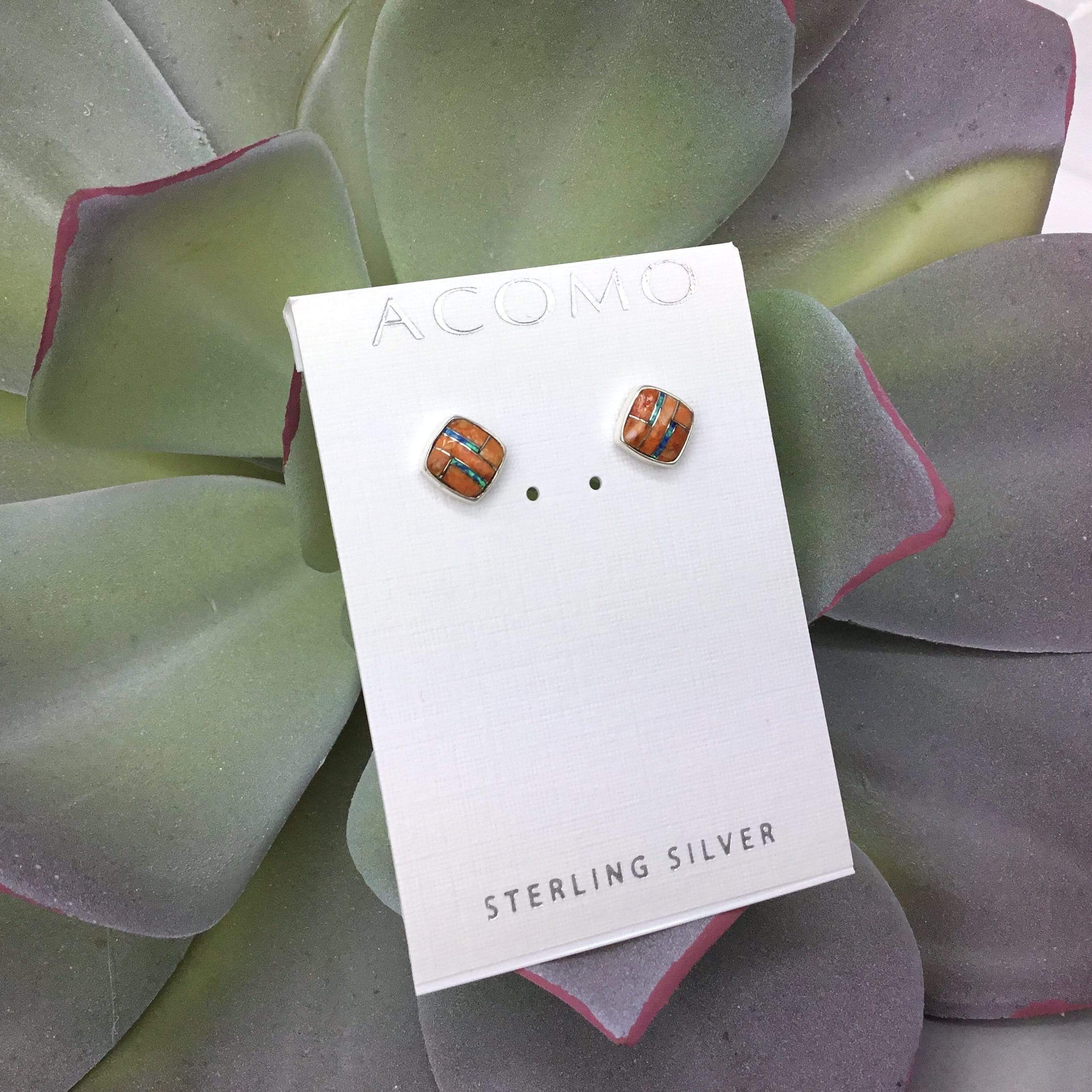 Spiny Oyster Shell & Opal Earrings Utopianorthwest 