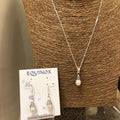Sterling Freshwater Pearl Necklace Utopianorthwest  Matching Earrings $48.00