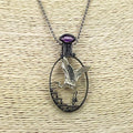 Sterling Silver Heron Necklace Utopianorthwest 