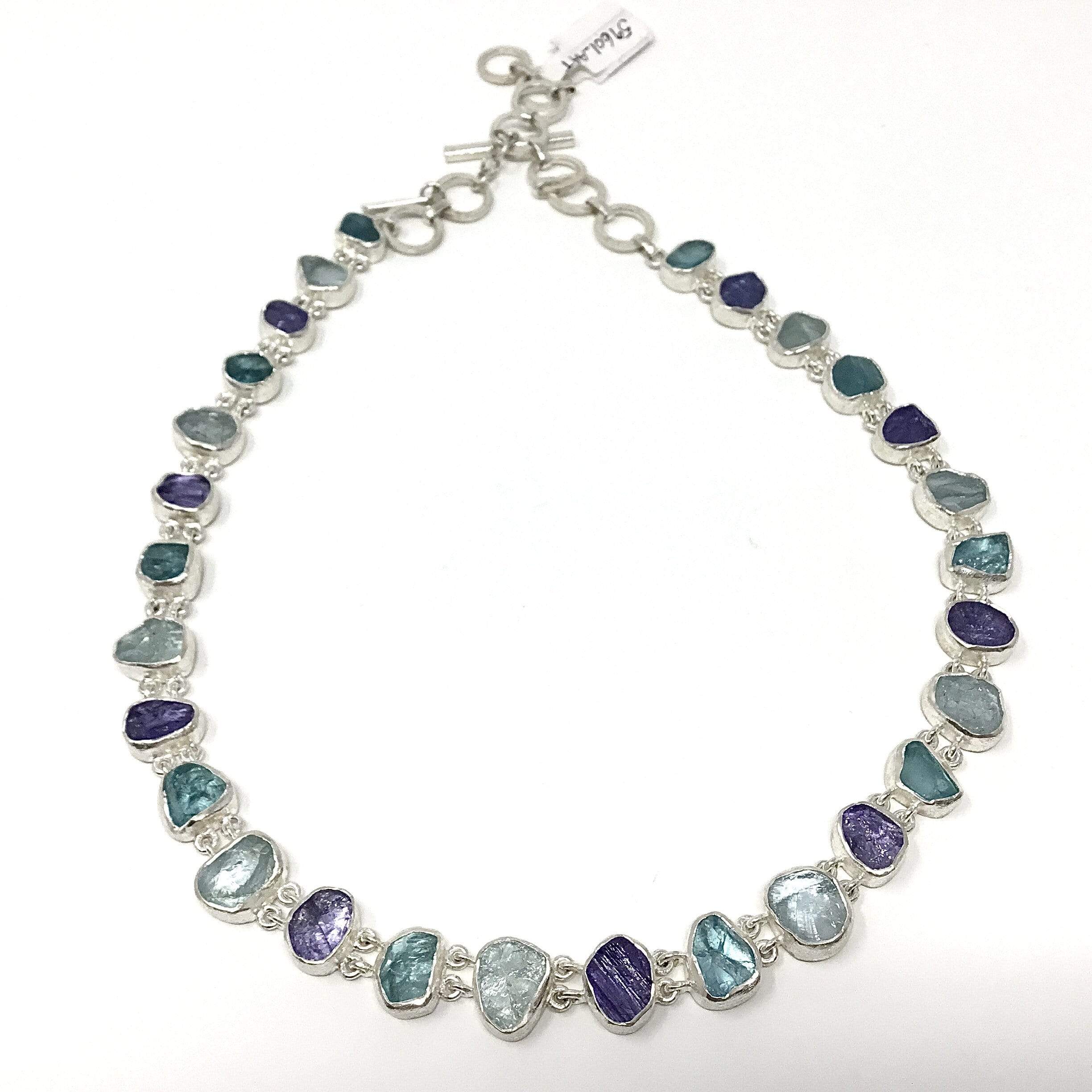 Tanzanite, Aquamarine, Apatite Necklace Utopianorthwest 