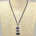Tanzanite Pendant & Sodalite Faceted Gem Necklace Utopianorthwest 